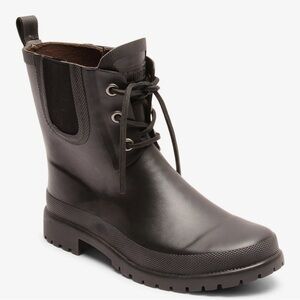 🎭 Bisgaard 🎭 Rain Boots Women. Size 7 color black